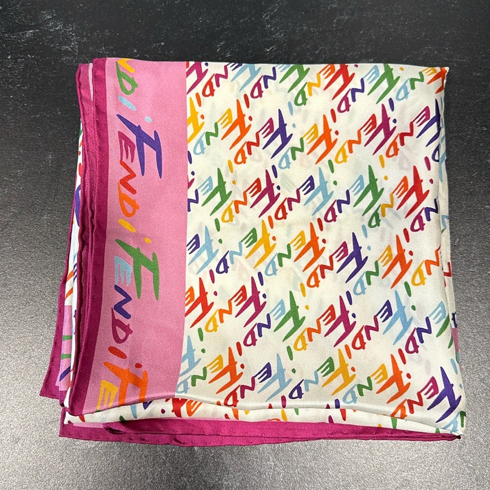 Fendi Silk Scarf Foulard